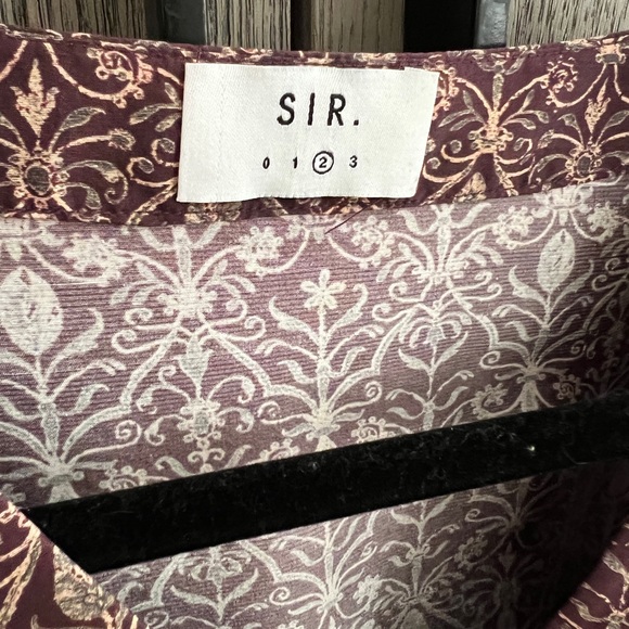 NWOT- SIR The Label Silk Top - Picture 6 of 8